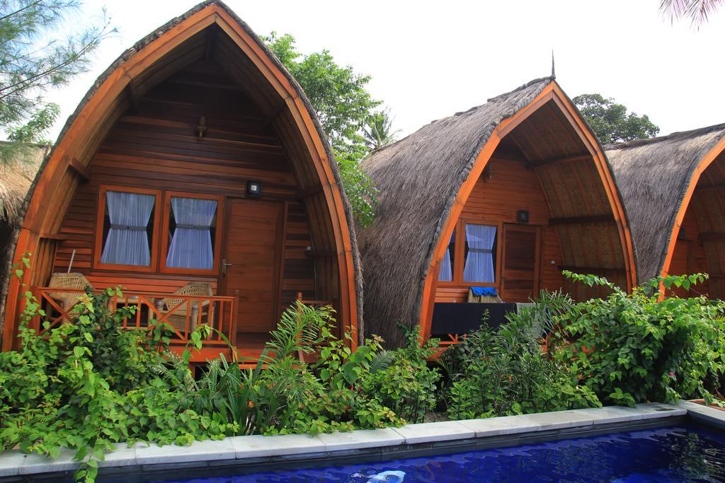 Damai Bungalows Gili Air Exteriör bild
