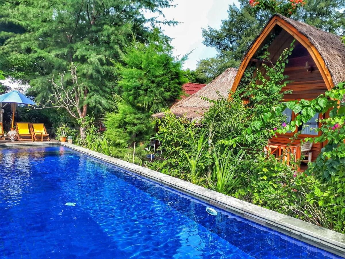 Damai Bungalows Gili Air Exteriör bild